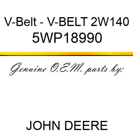 V-Belt - V-BELT 2W140 5WP18990