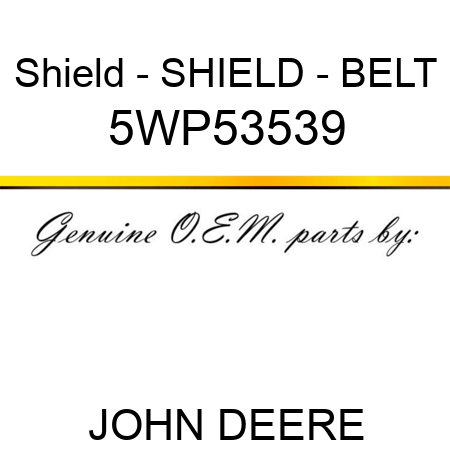 Shield - SHIELD - BELT 5WP53539