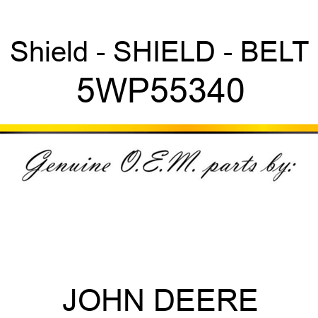 Shield - SHIELD - BELT 5WP55340