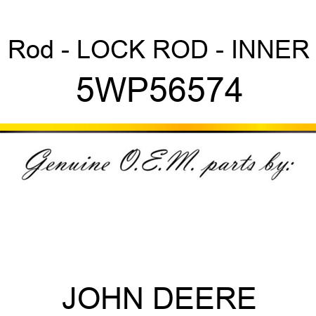 Rod - LOCK ROD - INNER 5WP56574