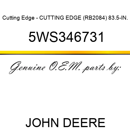 Cutting Edge - CUTTING EDGE (RB2084) 83.5-IN. 5WS346731