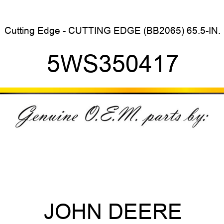 Cutting Edge - CUTTING EDGE (BB2065) 65.5-IN. 5WS350417