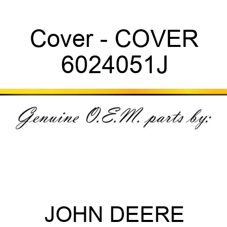Cover - COVER 6024051J