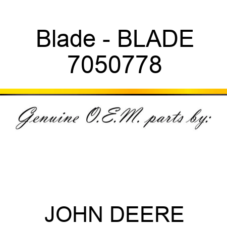 Blade - BLADE 7050778
