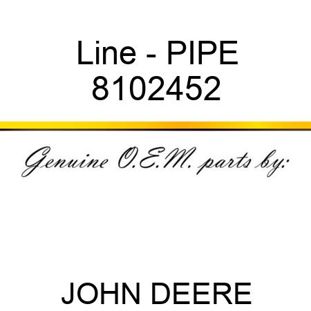 Line - PIPE 8102452