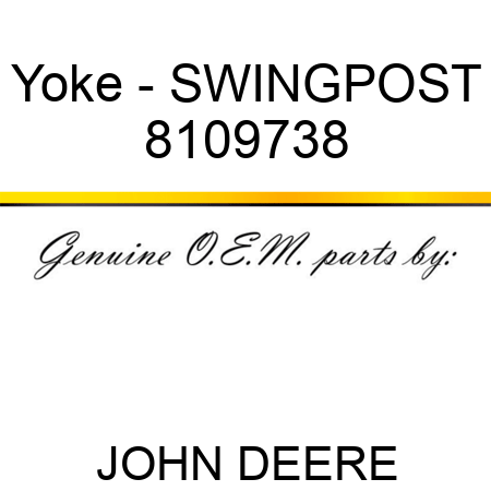 Yoke - SWINGPOST 8109738