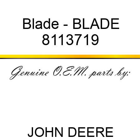Blade - BLADE 8113719