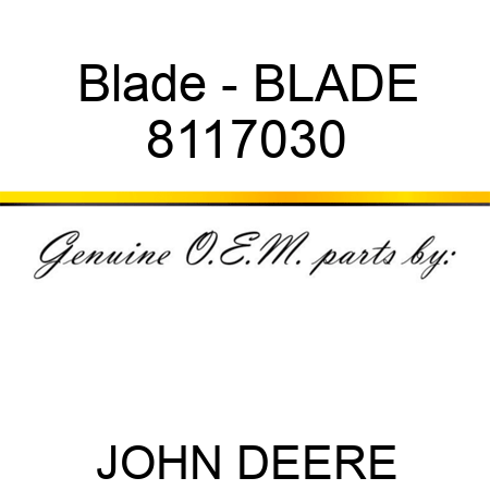 Blade - BLADE 8117030