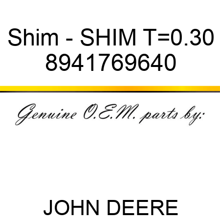 Shim - SHIM T=0.30 8941769640