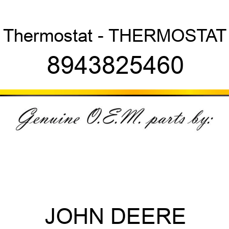 Thermostat - THERMOSTAT 8943825460