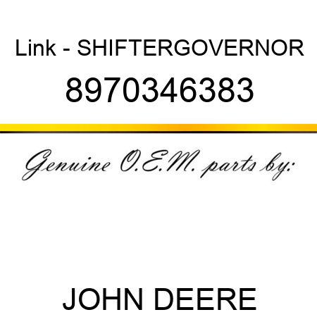 Link - SHIFTER,GOVERNOR 8970346383