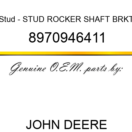 Stud - STUD, ROCKER SHAFT BRKT 8970946411