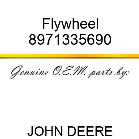 Flywheel 8971335690
