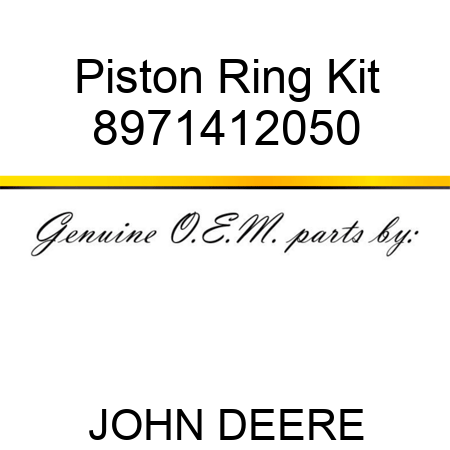 Piston Ring Kit 8971412050