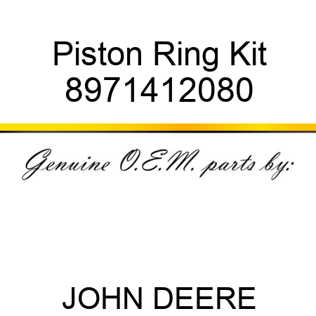 Piston Ring Kit 8971412080