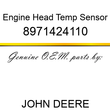 Engine Head Temp Sensor 8971424110