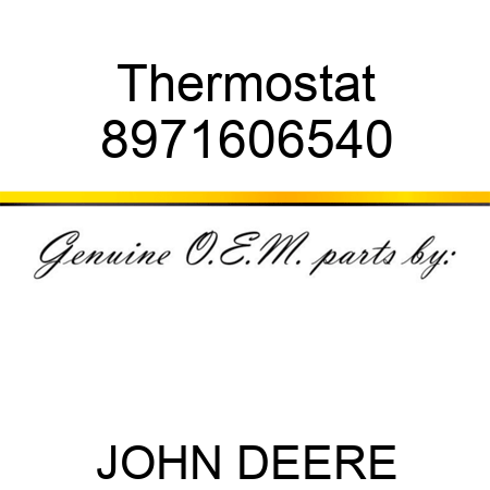 Thermostat 8971606540