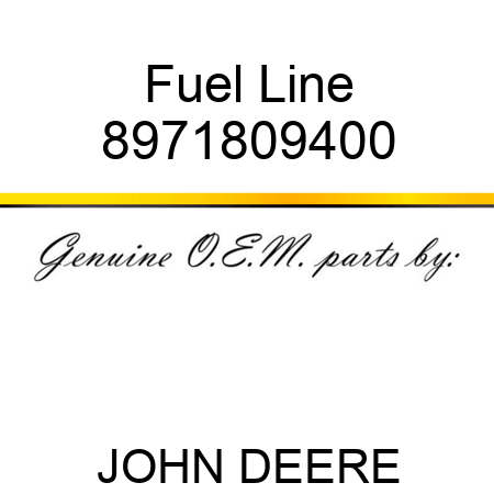 Fuel Line 8971809400