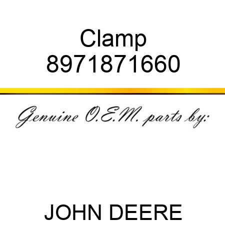 Clamp 8971871660