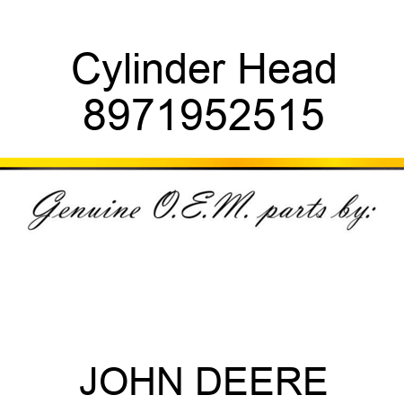 Cylinder Head 8971952515