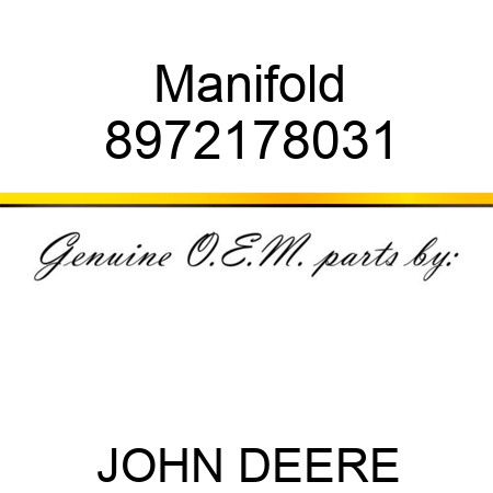 Manifold 8972178031