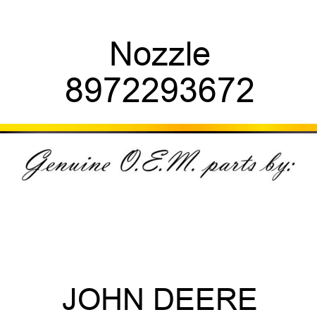 Nozzle 8972293672