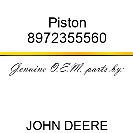 Piston 8972355560
