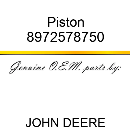 Piston 8972578750