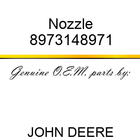 Nozzle 8973148971