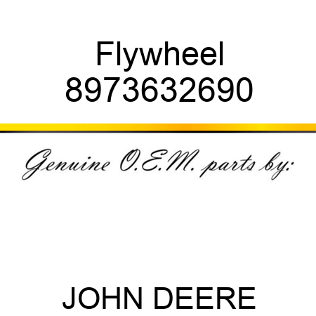 Flywheel 8973632690