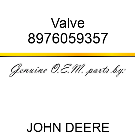 Valve 8976059357