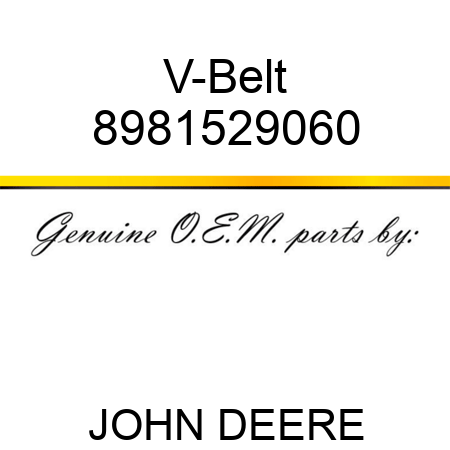V-Belt 8981529060