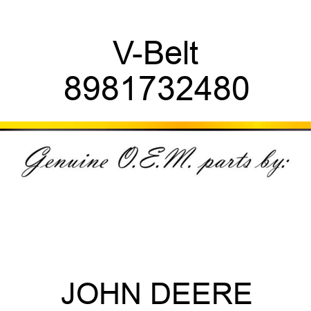 V-Belt 8981732480