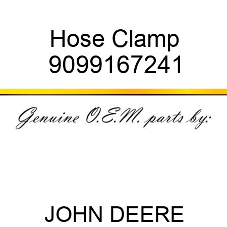 Hose Clamp 9099167241