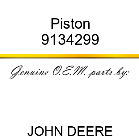 Piston 9134299