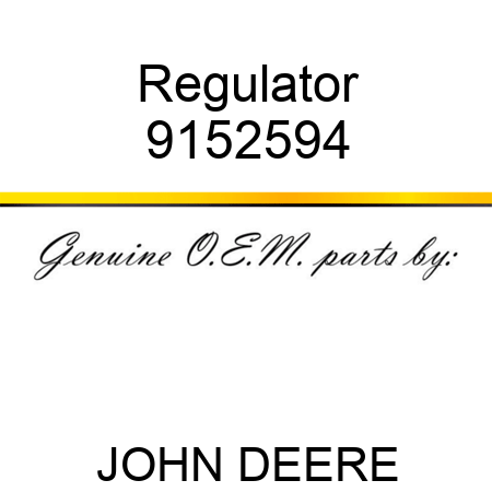 Regulator 9152594