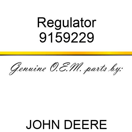 Regulator 9159229