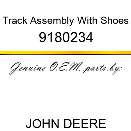 Track Assembly With Shoes 9180234