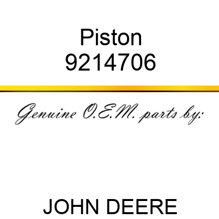 Piston 9214706