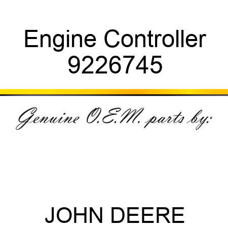 Engine Controller 9226745