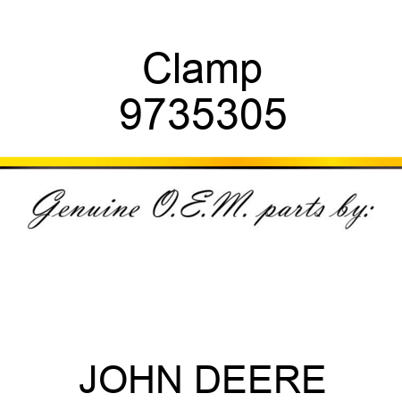 Clamp 9735305