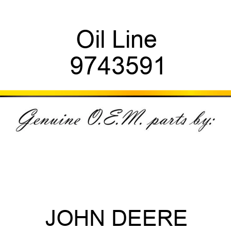 Oil Line 9743591