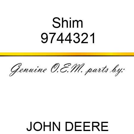 Shim 9744321