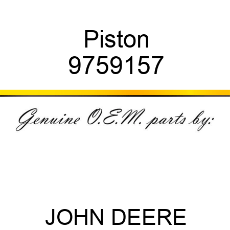 Piston 9759157