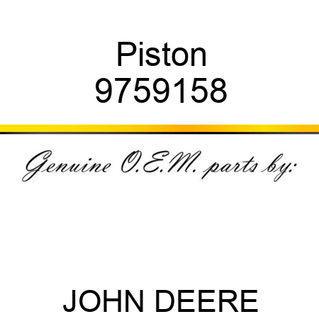 Piston 9759158