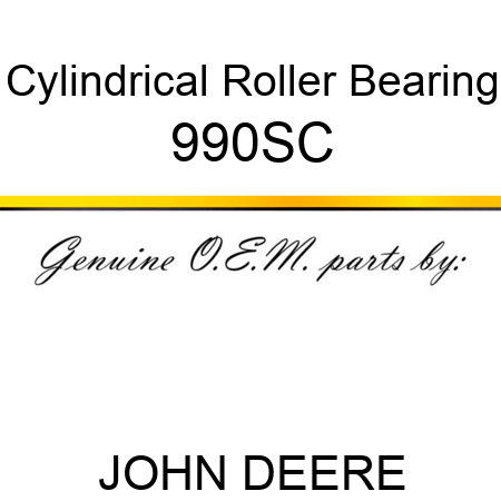 Cylindrical Roller Bearing 990SC