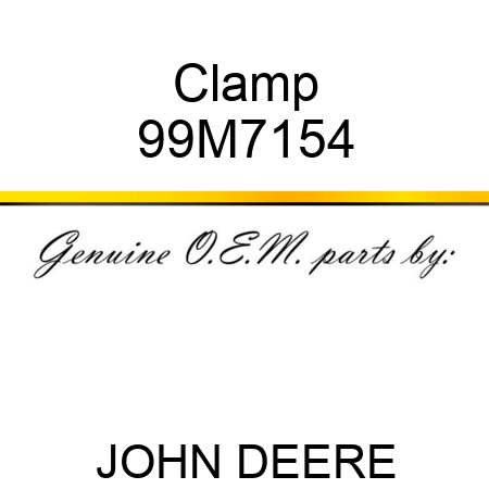 Clamp 99M7154