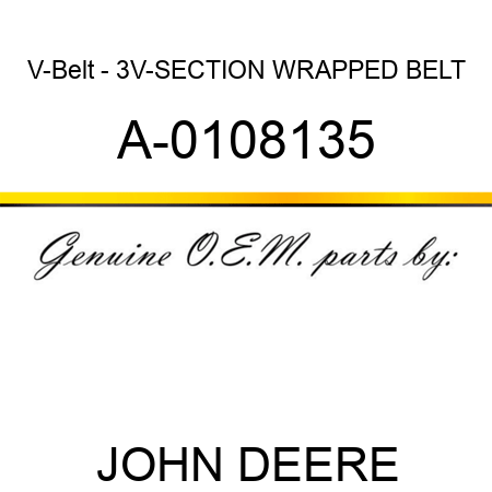 V-Belt - 3V-SECTION WRAPPED BELT A-0108135