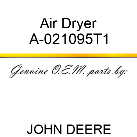 Air Dryer A-021095T1