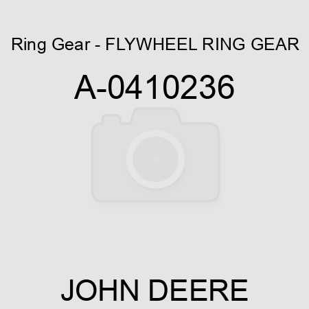 Ring Gear - FLYWHEEL RING GEAR A-0410236